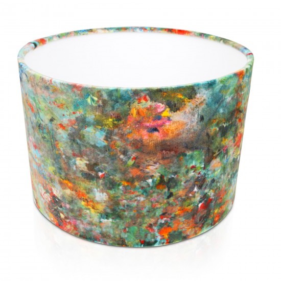 Handmade Fibre Naturelle Renoir Velvet Drum Lampshade