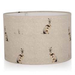 Handmade Fryetts Hartley Hare Drum Lampshade