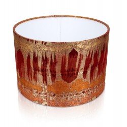 Handmade Fryetts Inca Spice Burnt Orange Drum Lampshade