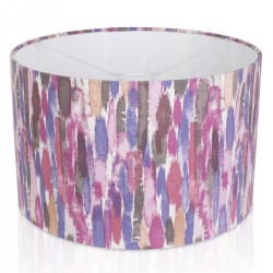 Handmade Fryetts Purple Medley Drum Lampshade