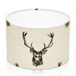 Handmade Fryetts Stag Head Drum Lampshade