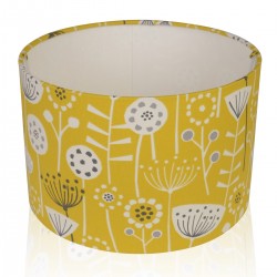 Handmade Fryetts Bergen Ochre Drum Lampshade