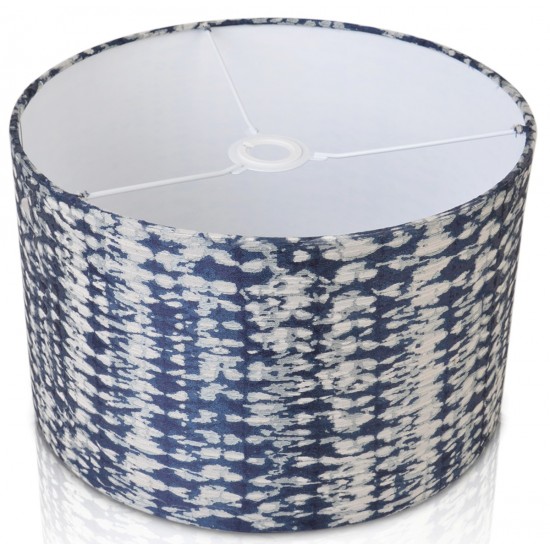 Handmade Fryetts Kotomi Navy Drum Lampshade