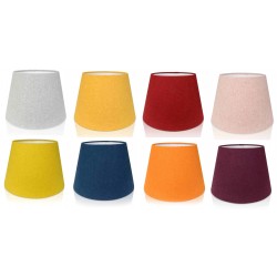 SHETLAND  Empire brushed velvet lampshade, ceiling shade, table lampshade