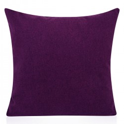 Shetland Brushed Damson Soft Feel Filled Cushion