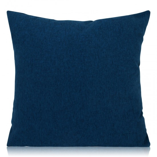 Shetland Brushed Navy Soft Feel Filled Cushion