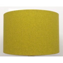 SHETLAND Lime Brushed Linen Style Cylinder / Drum Lampshades 