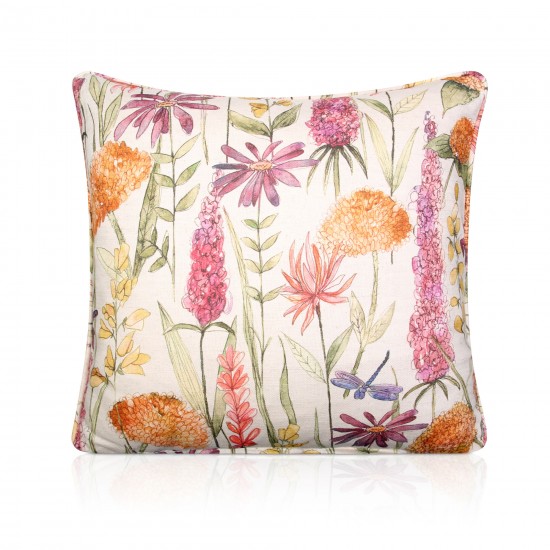 Voyage maison florabunda Russet Cushion, floral cushion.