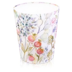 Voyage Hedgerow Lotus Cream Decorative Waste Paper Bin